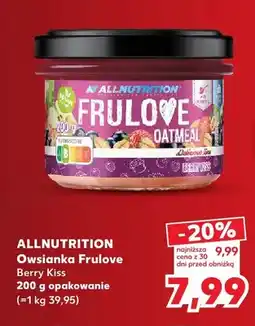 Kaufland Owsianka Frulove Berry Kiss Allnutrition oferta