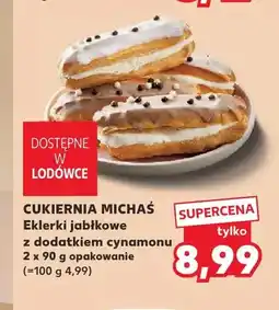 Kaufland Eklerki jabłkowe z dodatkiem cynamonu Cukiernia Michaś 2-pak oferta
