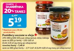 Auchan Pomidory suszone Auchan oferta