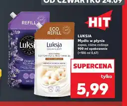 Kaufland Mydło w płynie zapas Luksja Deeply Relaxing oferta