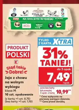Kaufland Jajka kurze z chowu na wolnym wybiegu Stąd Takie Dobre! oferta