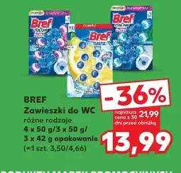 Kaufland Zawieszki do WC różne rodzaje Bref oferta