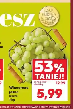 Kaufland Winogrona jasne oferta
