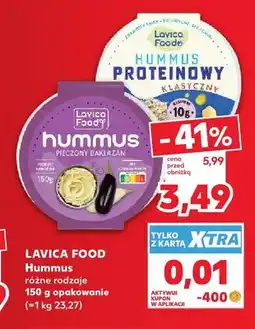 Kaufland Hummus pieczony bakłażan Lavica Food oferta