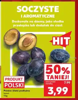 Kaufland Polskie śliwki podłużne oferta
