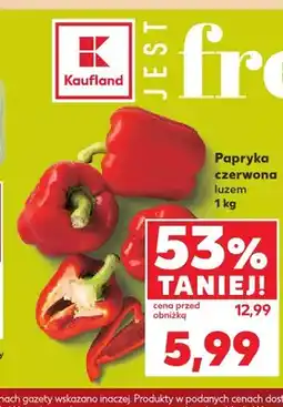 Kaufland Papryka czerwona oferta