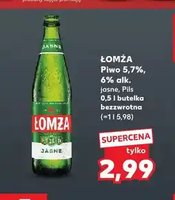Kaufland Piwo Łomża oferta