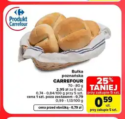 Carrefour Bułka poznańska Carrefour oferta