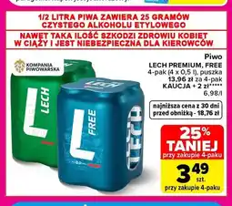 Carrefour Piwo bezalkoholowe Lech 4-pak oferta