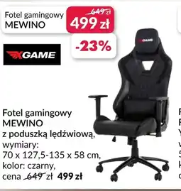 Agata Meble Fotel gamingowy oferta