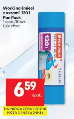 Delikatesy Centrum Worki na śmieci z uszami Pan Pack oferta