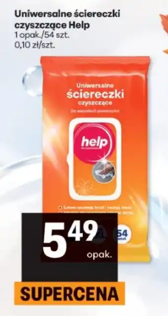 Uniwersalne ściereczki czyszczące Help