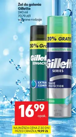 Delikatesy Centrum Żel do golenia Gillette oferta