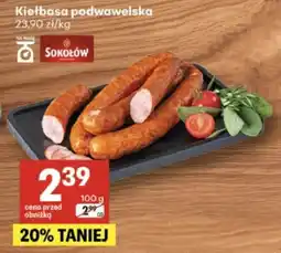 Delikatesy Centrum Kiełbasa podwawelska Sokółów oferta