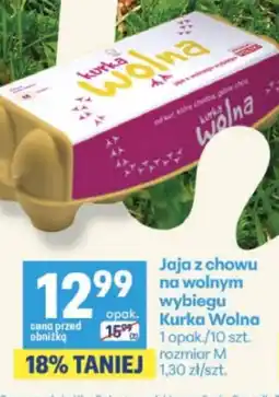 Delikatesy Centrum Jaja z chowu na wolnym wybiegu Kurka Wolna oferta