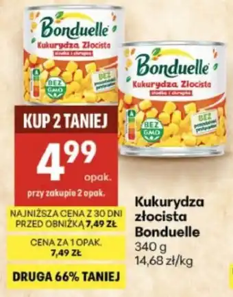 Delikatesy Centrum Kukurydza Złocista Bonduelle oferta