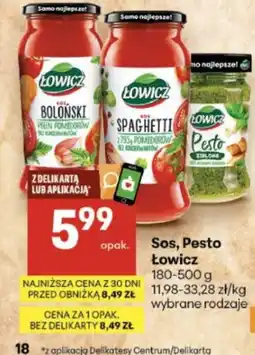 Delikatesy Centrum Sos, Pesto Łowicz oferta