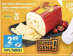 Delikatesy Centrum Ser żółty Włoszczowski typu szwajcarskiego oferta
