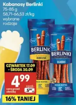Delikatesy Centrum Kabanosy Berlinki oferta