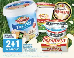 Delikatesy Centrum Produkty President oferta