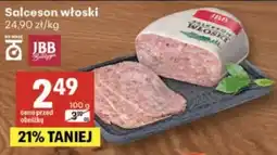 Delikatesy Centrum Salceson włoski JBB oferta