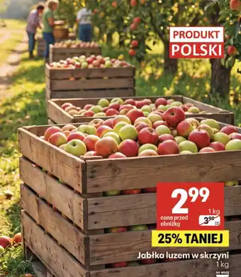 Delikatesy Centrum Jabłka luzem w skrzyni oferta