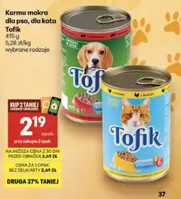 Delikatesy Centrum Karma mokra dla psa, dla kota Tofik oferta