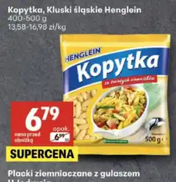 Delikatesy Centrum Kopytka Kluski śląskie Henglein oferta