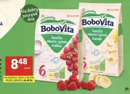 Delikatesy Centrum BoboVita kaszka mleczno-ryżowa malina oferta
