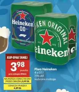 Delikatesy Centrum Piwo Heineken oferta