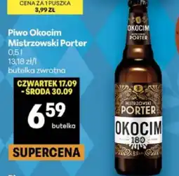 Delikatesy Centrum Piwo Okocim Mistrzowski Porter oferta