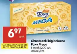 Delikatesy Centrum Chusteczki higieniczne Foxy Mega oferta