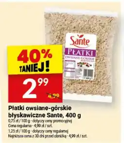 Twój Market Płatki owsiane-górskie błyskawiczne Sante oferta