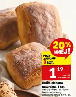 Twój Market Bułka ciabatta naturalna oferta