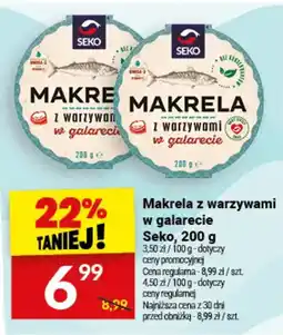 Twój Market Makrela z warzywami w galarecie Seko oferta