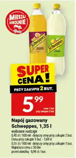 Twój Market Napój gazowany Schweppes oferta