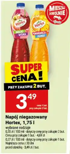 Twój Market Napój niegazowany Hortex oferta