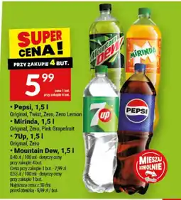 Twój Market Pepsi, Mirinda, 7Up, Mountain Dew oferta