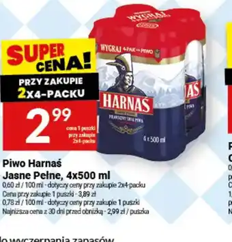 Twój Market Piwo Harnaś Jasne Pełne oferta