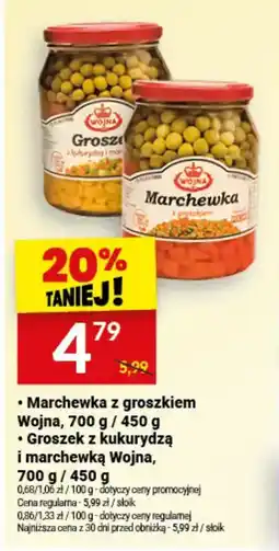 Twój Market Marchewka z groszkiem Wojna oferta