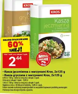 Twój Market Kasza jęczmienna z warzywami Kros oferta