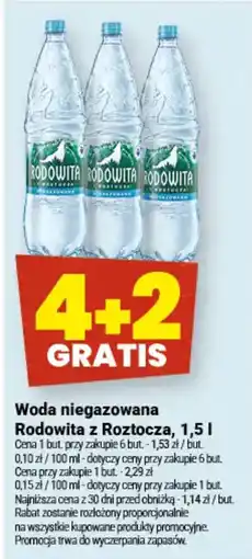 Twój Market Woda niegazowana Rodowita z Roztocza oferta