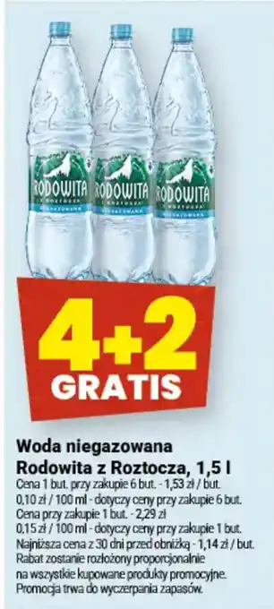 Woda niegazowana Rodowita z Roztocza
