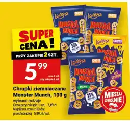 Twój Market Chrupki ziemniaczane Monster Munch oferta