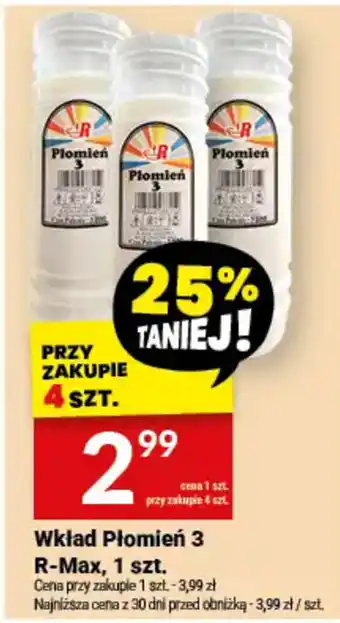 Twój Market Wkład Płomień 3 R-Max oferta
