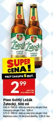 Twój Market Piwo Světlý Ležák Žatecký oferta