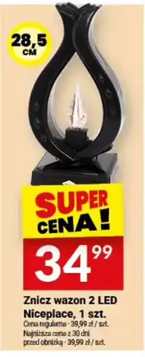 Twój Market Znicz wazon 2 LED Niceplace oferta