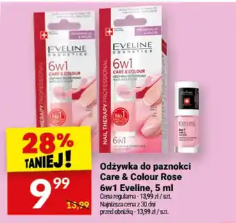 Odżywka do paznokci Care & Colour Rose 6w1 Eveline