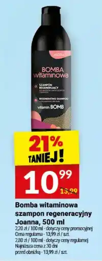 Twój Market Bomba witaminowa szampon regeneracyjny Joanna oferta