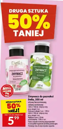 Twój Market Zmywacz do paznokci Delia oferta